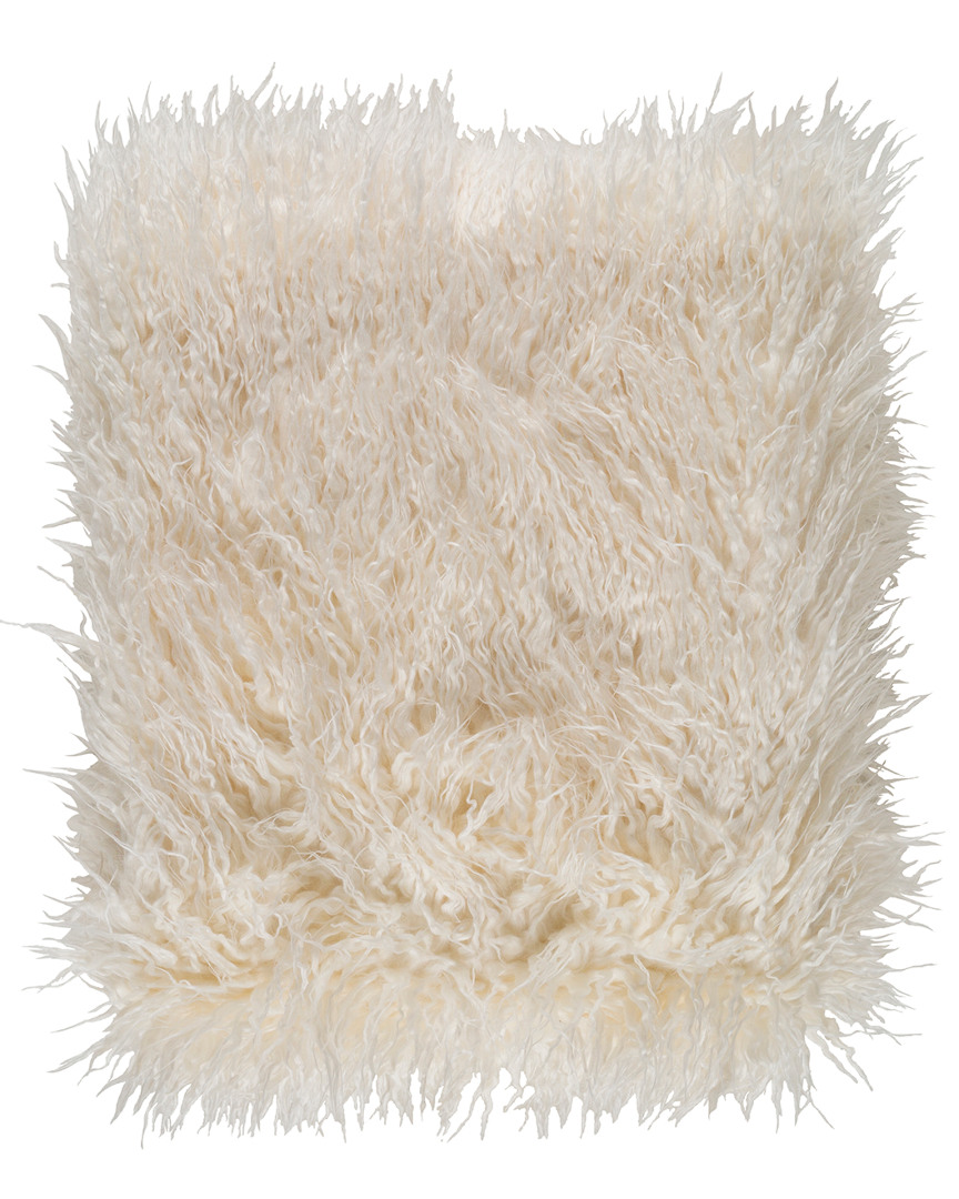 Surya Kharaa Hide Leather Throw