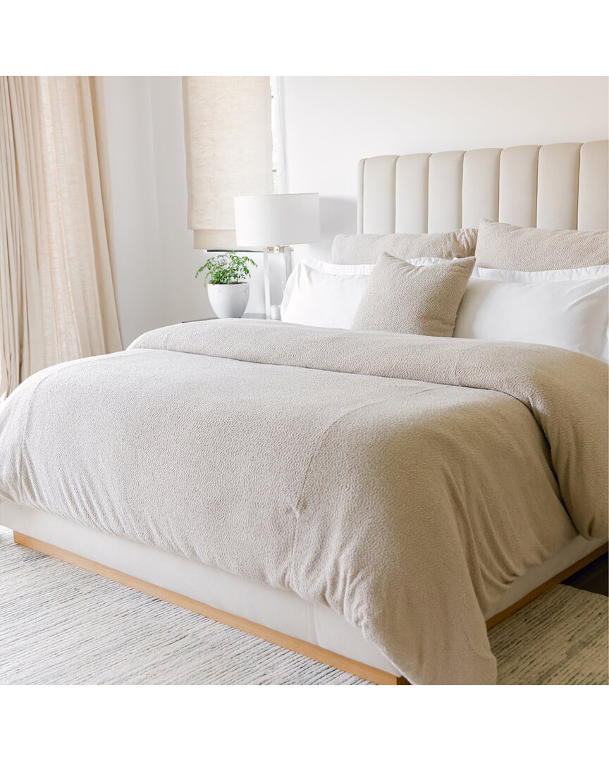 Jennifer Adams Boucle Comforter In Neutral