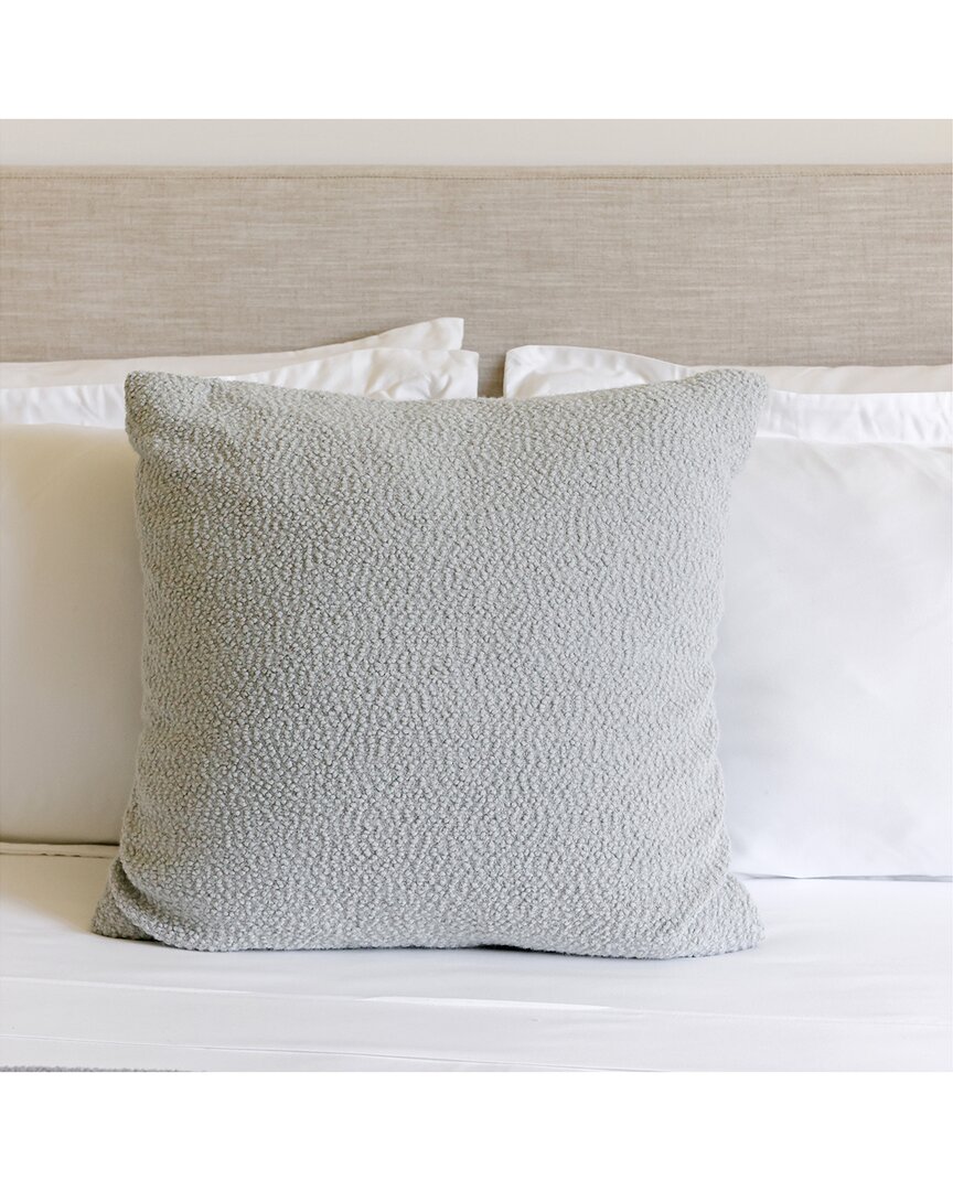 Jennifer Adams Boucle Decorative Pillow In Gray