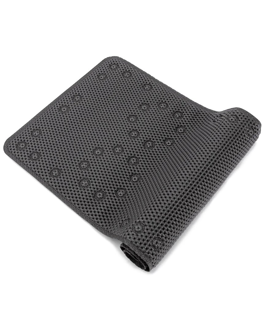 J&v Textiles Non Skid Double Foam Bath Mat In Gray