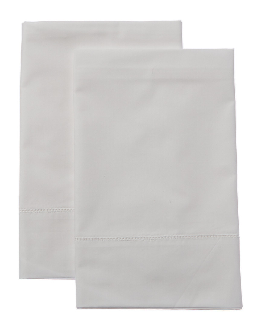 Shop Frette Lux Percale White Pillowcase Pair
