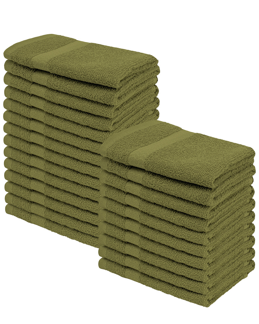 Superior Eco-friendly Absorbent 24pc Face Towel Set