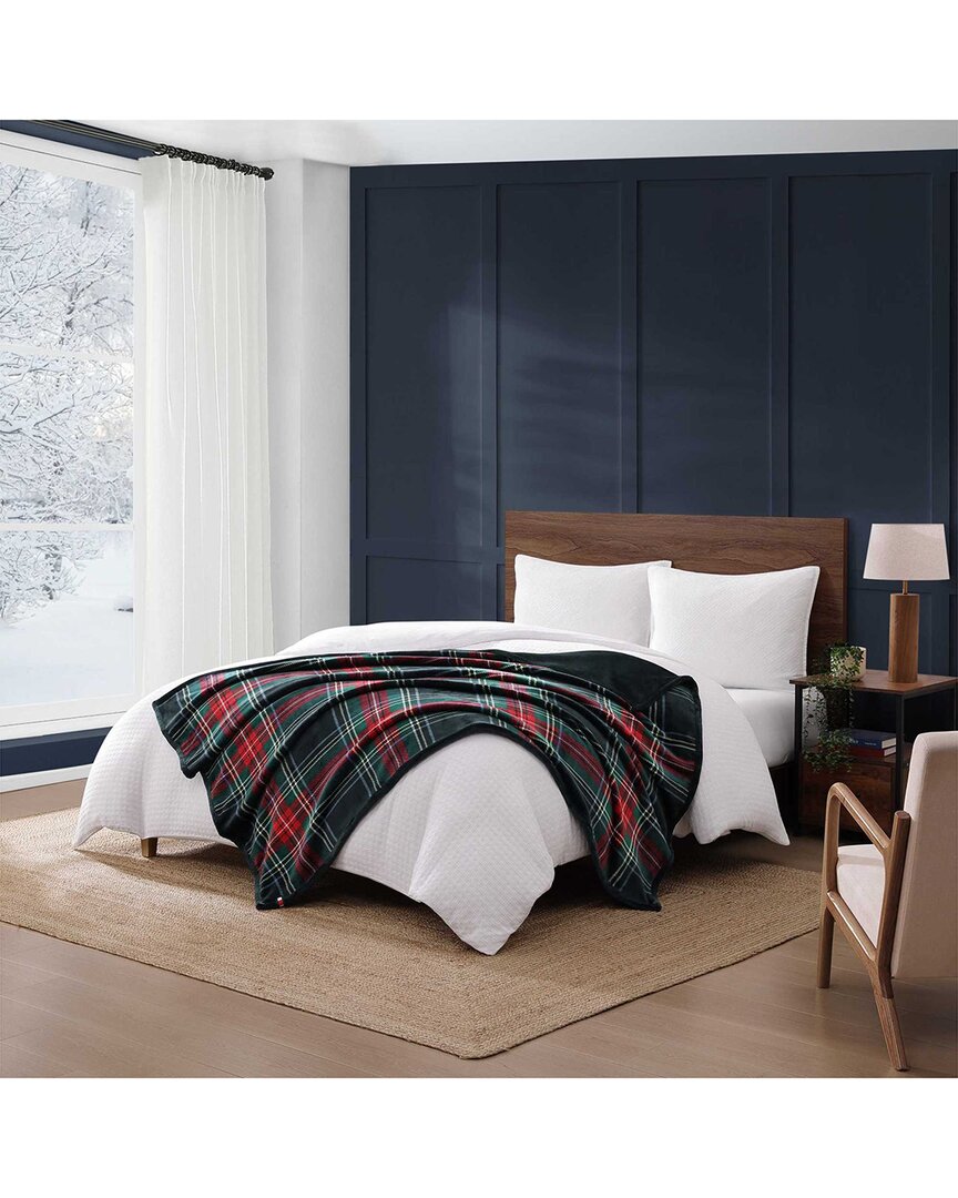 Tommy Hilfiger Devon Tartan Plush Throw In Multi