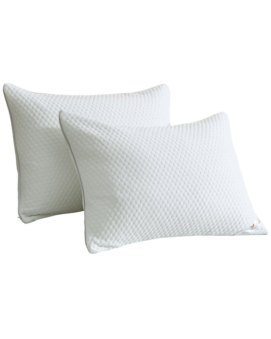 St. James Home Cool Knit With Balance Fill Pillow Medium Fill In White