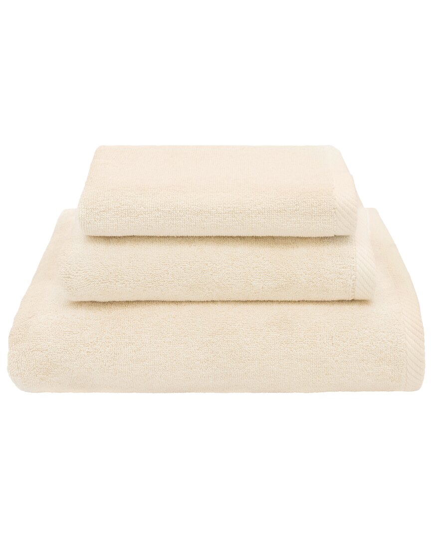 Linum Home Textiles 100% Turkish Cotton Ediree 3pc Towel Set In Beige