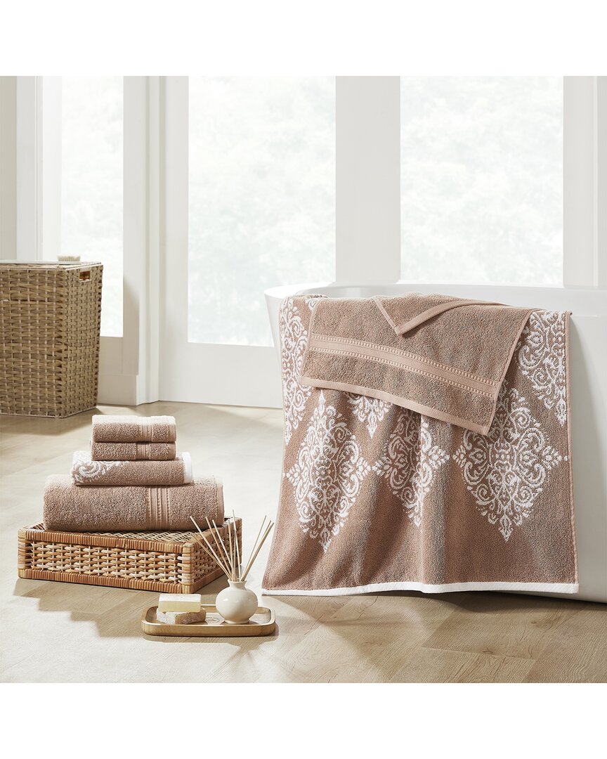 Modern Threads Artesia Reversible Yarn Dyed Jacquard 6pc Towel Set