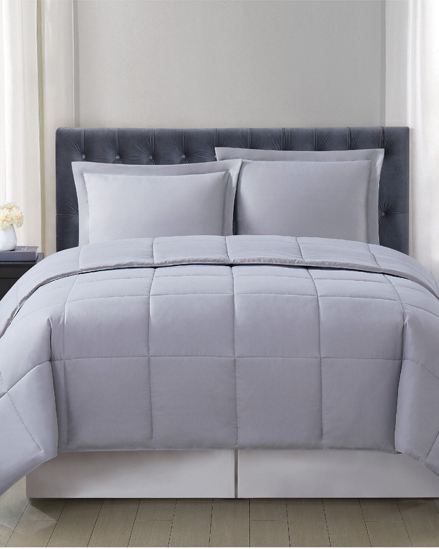 Shop Truly Soft Everyday Reversible Grey Comforter Set