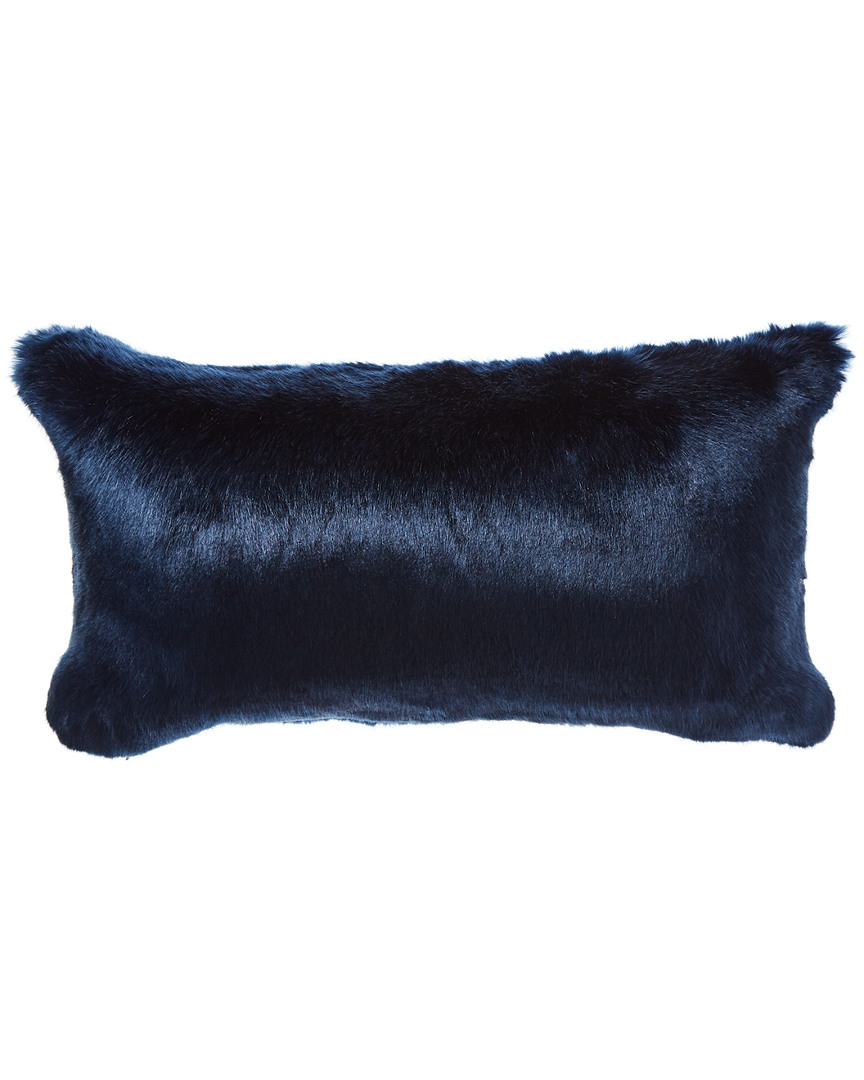 Donna Salyers Fabulous-furs Donna Salyers Fabulous Furs Couture Collection Pillows In Black