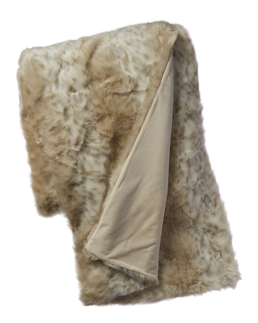 Donna Salyers Fabulous-furs Faux Fur Throw In Nocolor
