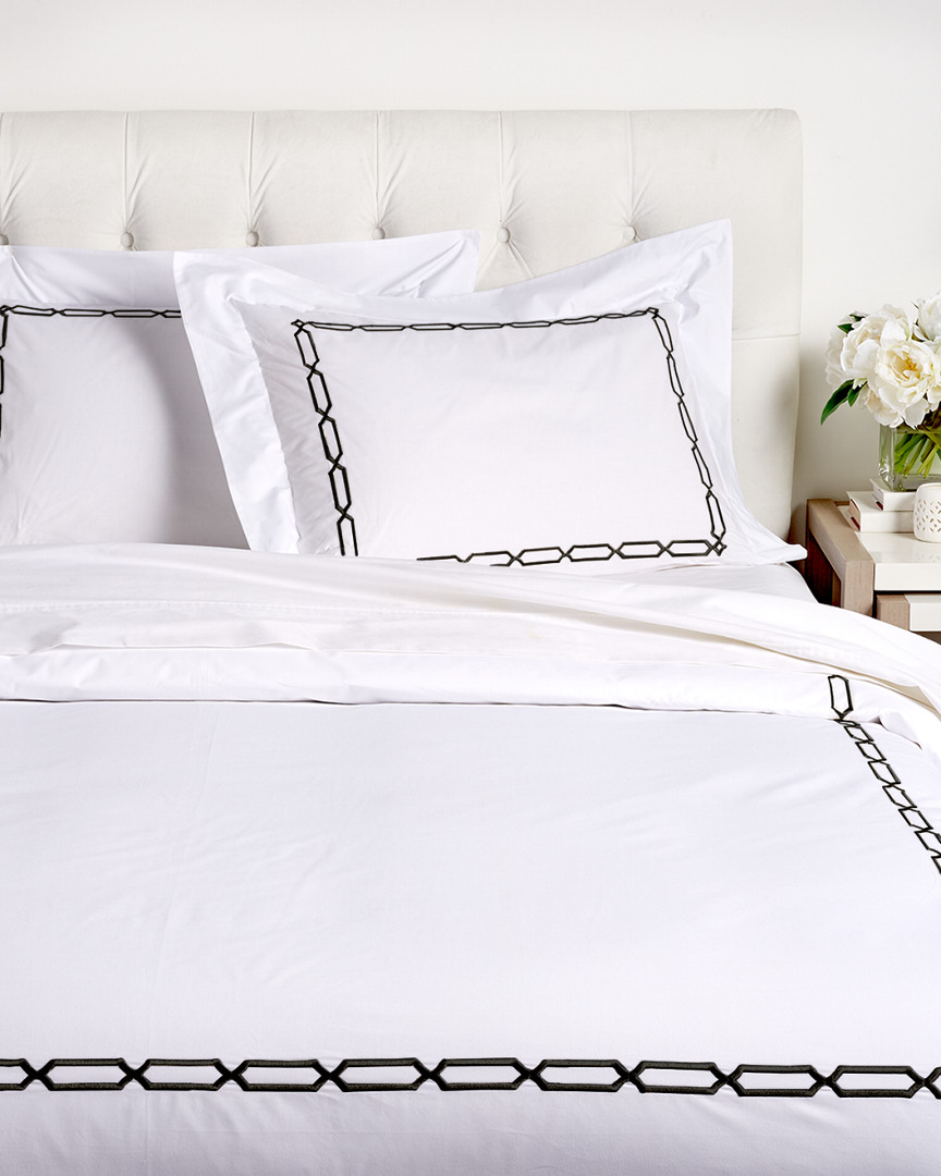 Shop Dea Italian Linens Prato Embroidered Duvet Set