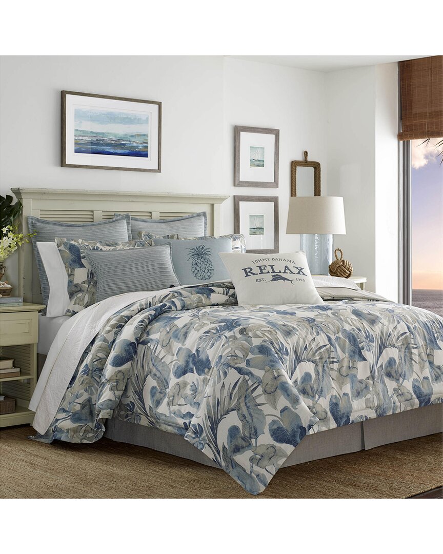 Tommy Bahama Raw Coast Cotton Comforter Set In Blue