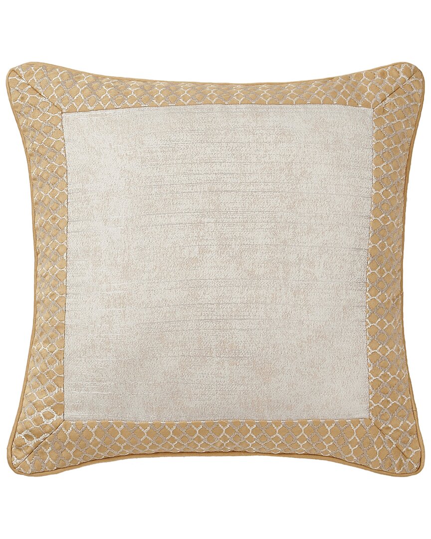 Shop Waterford Dnu Dupe  Maia Decorative Pillow In Gold