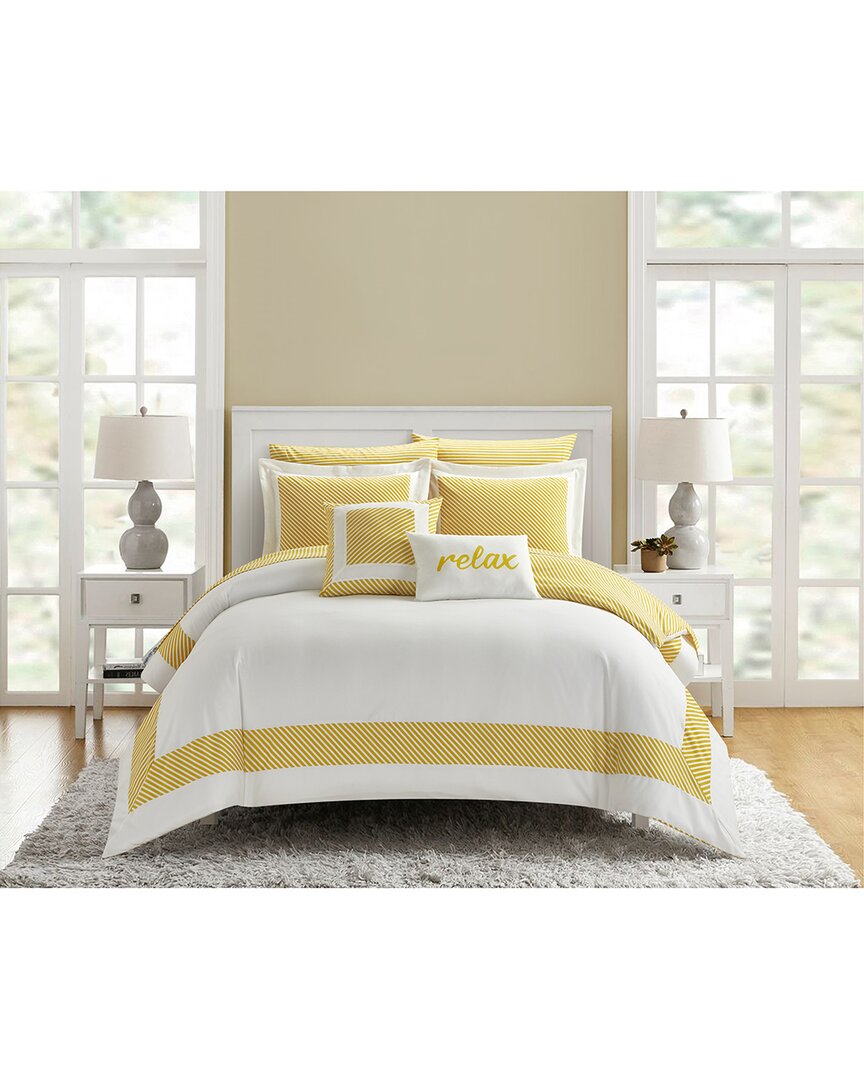 New York And Company Gibson Comforter Set In Yellow