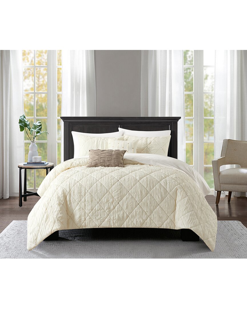 New York And Company Leighton Bed In A Bag Comforter Set In Beige