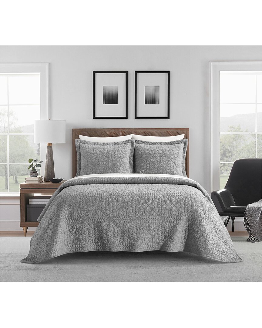Shop New York And Company New York & Company Cody Bed In A Bag Quilt Set In Grey