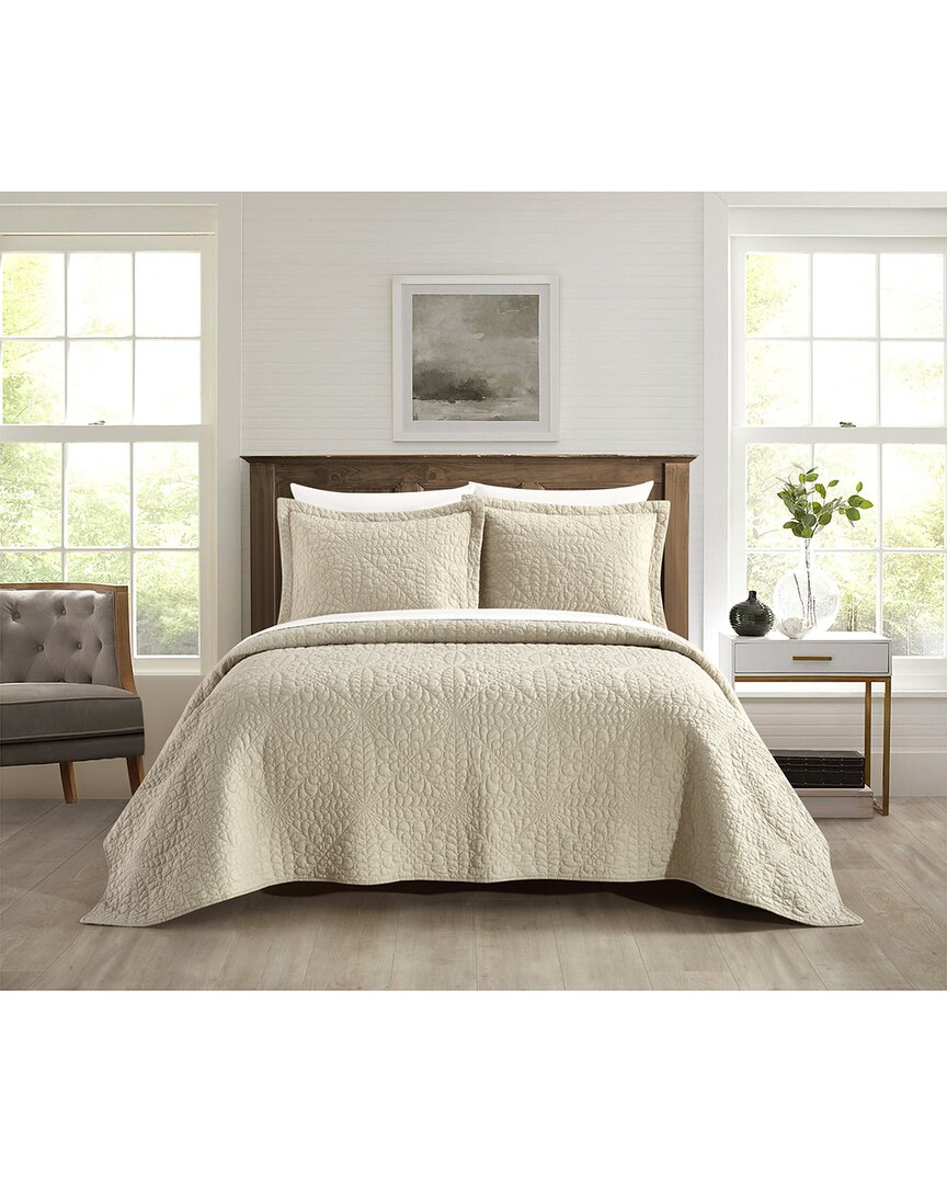 New York And Company Cody Bed In A Bag Quilt Set In Beige