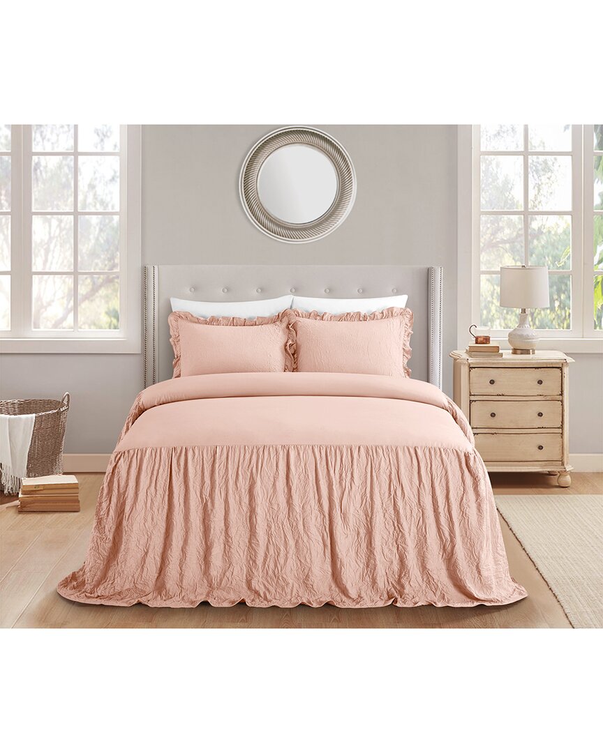 Chic Home Ashlyn Bed In A Bag Quilt Set In Blush
