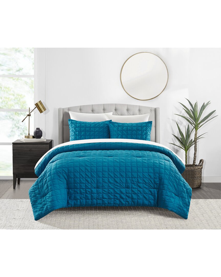 Chic Home Jesika Comforter Set In Blue