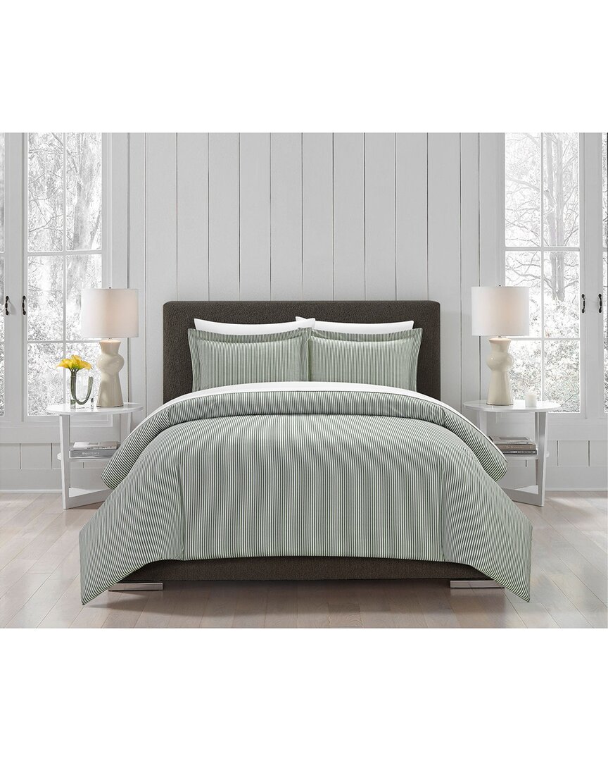 Chic Home Morgen Duvet Cover Set In Green