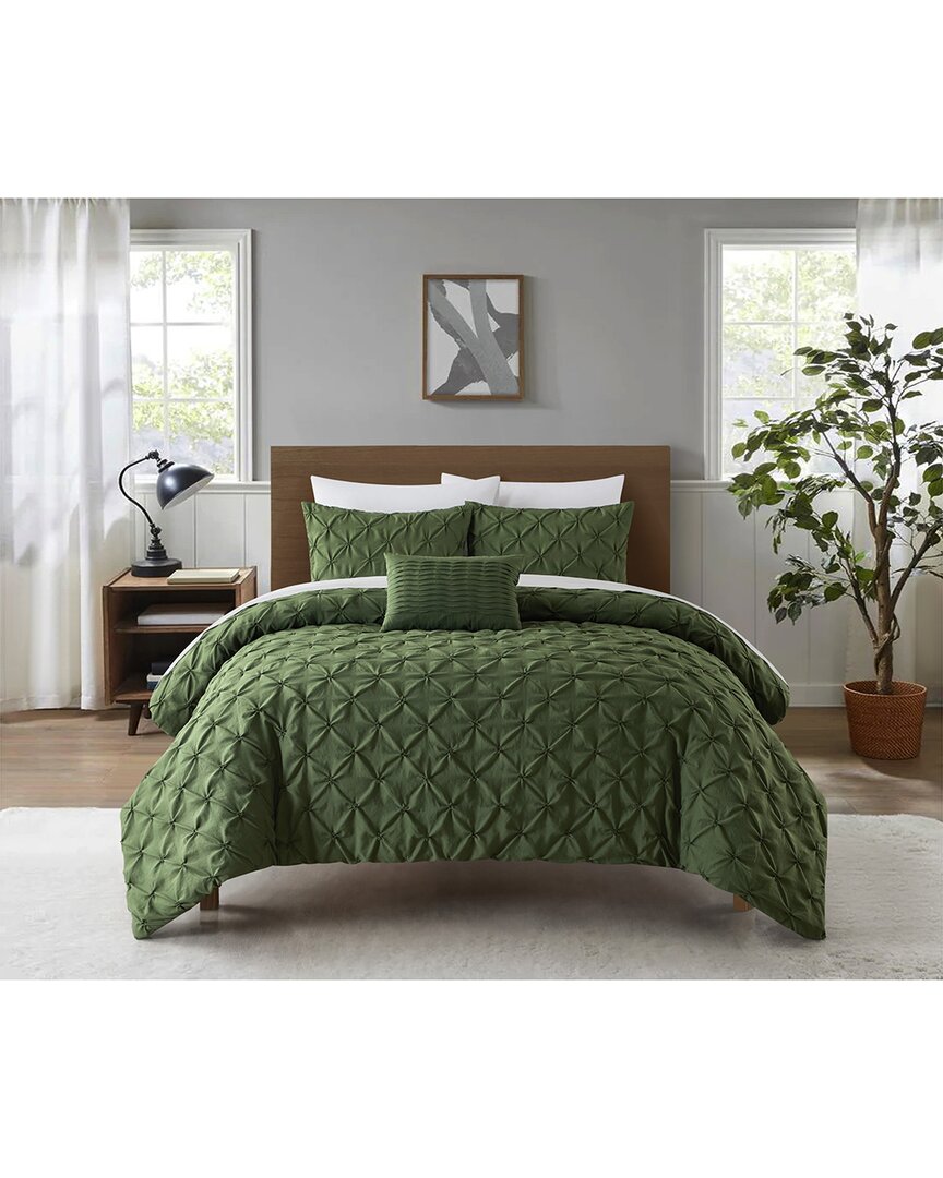 Chic Home Bradlee Comforter Set In Green