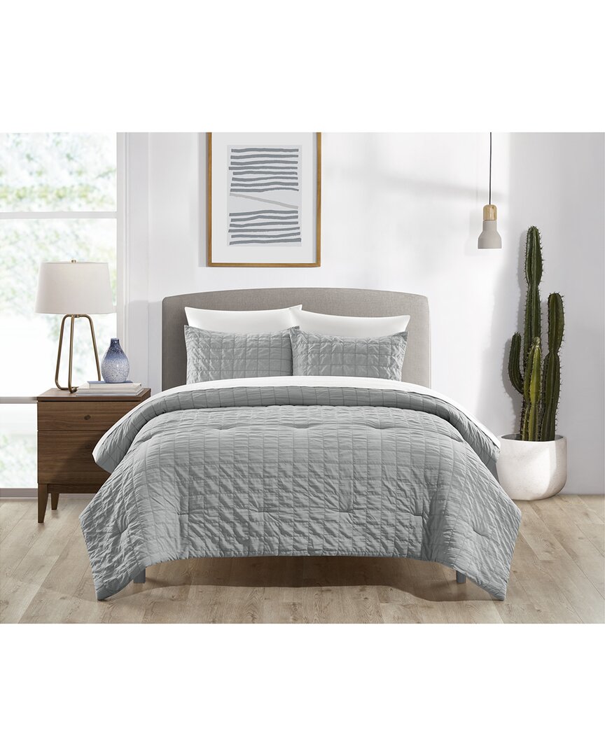 Chic Home Jesika Bed In A Bag Comforter Set In Grey