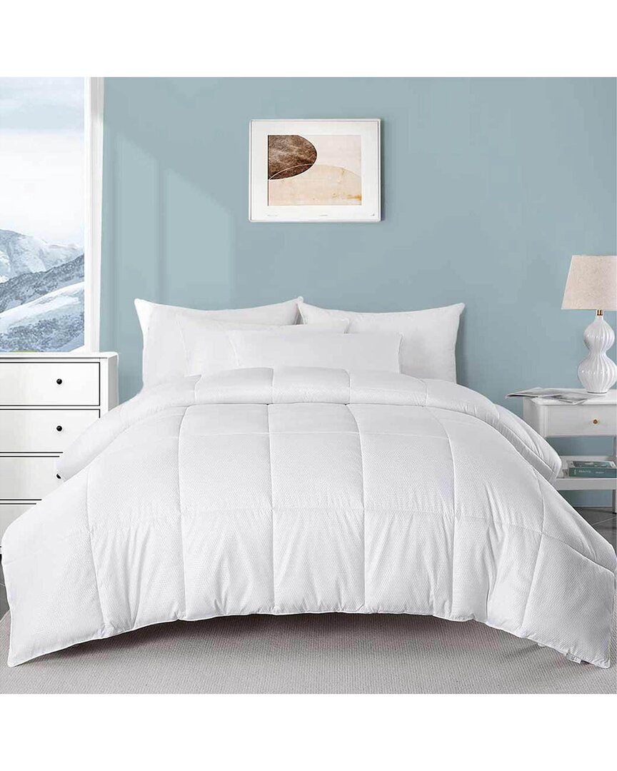 Unikome Ultra Soft All Season Quilted Down Alternative Comforter In White