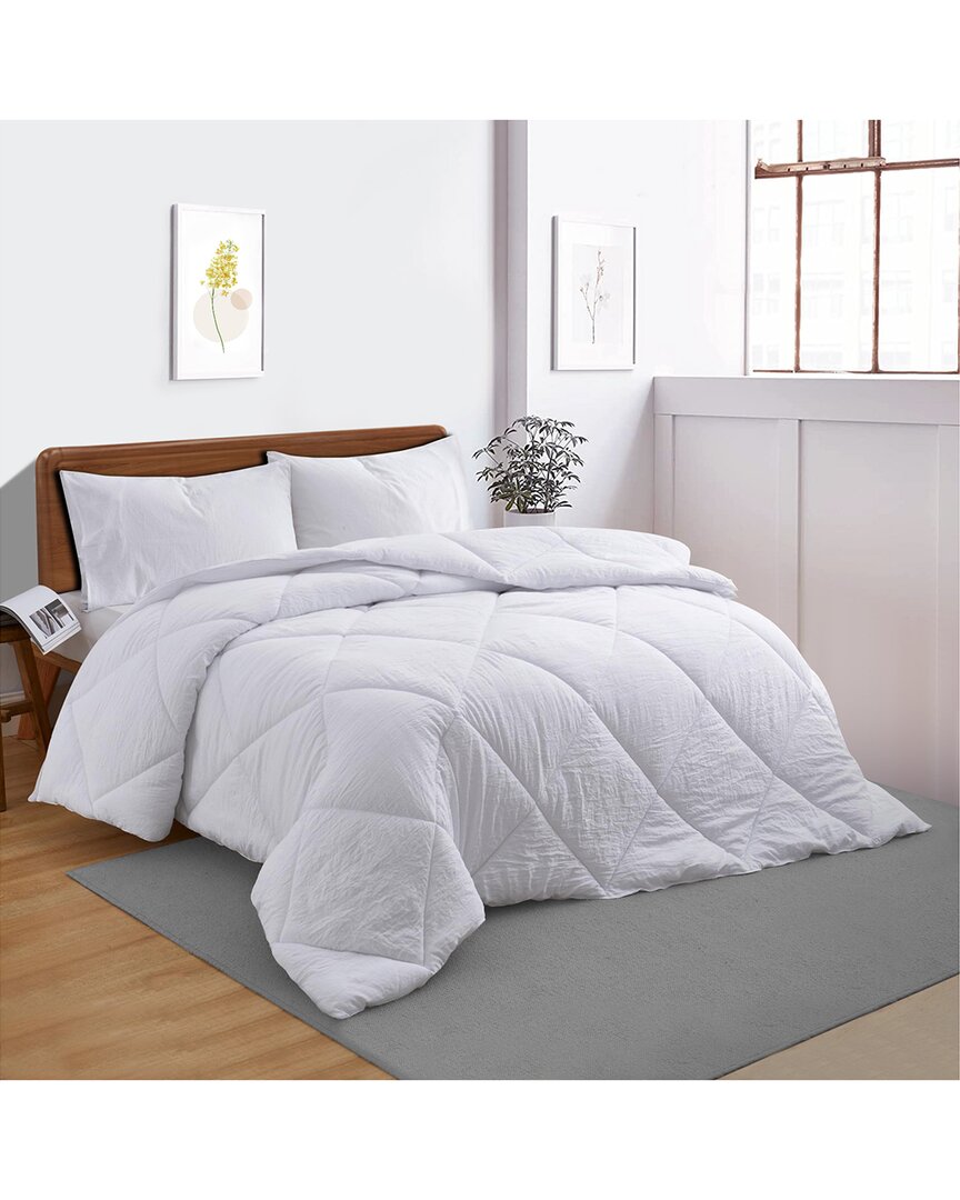 Unikome All Season Machine Washable Duvet Insert Made From Recycled