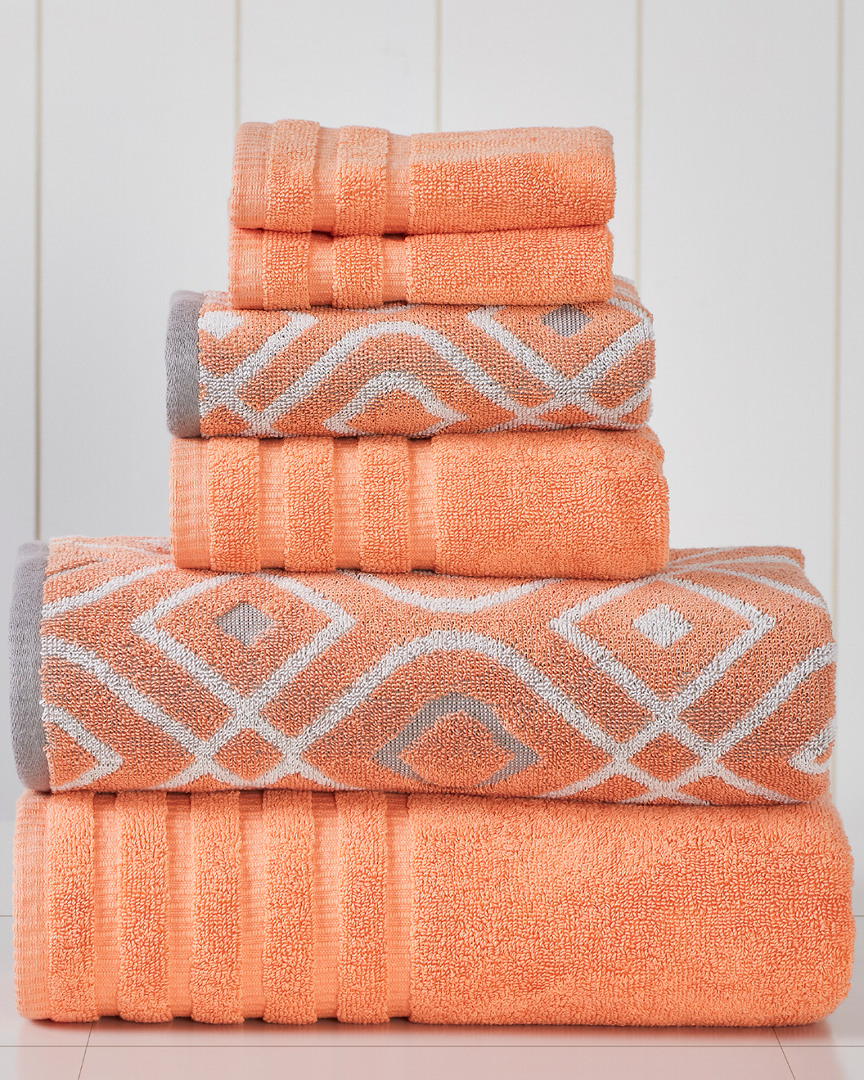 Shop Modern Threads 6pc Yarn Dyed Oxford Towel Set