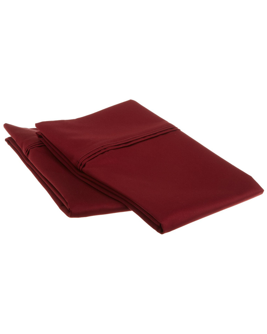Superior 1200 Thread Count 2pc Solid Pillowcase Set