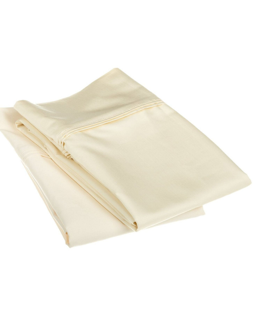 Superior 1200 Thread Count 2pc Solid Pillowcase Set