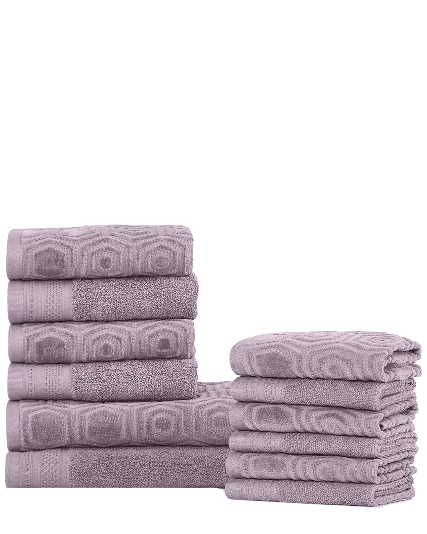 Superior Jacquard And Solid Absorbent 12pc Towel Set