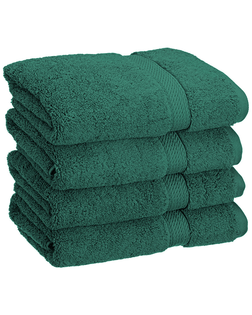 Shop Superior Solid 4pc Absorbent Hand Egyptian Cotton Towel Set