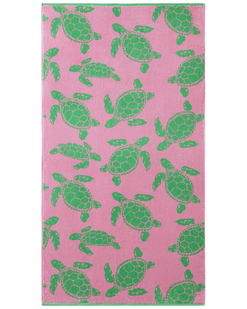 Tommy Bahama Linear Palms Cotton Blend Beach Towel Set In Multi
