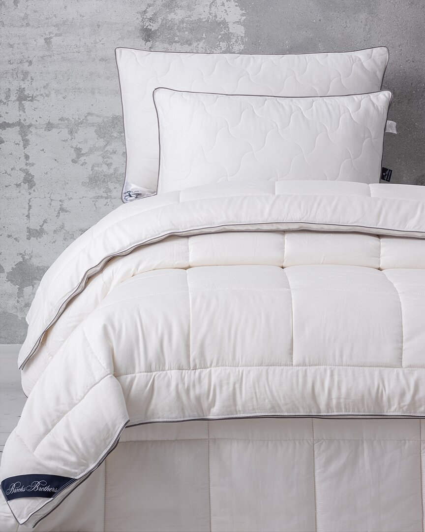 Brooks Brothers Bambu Quilt In White