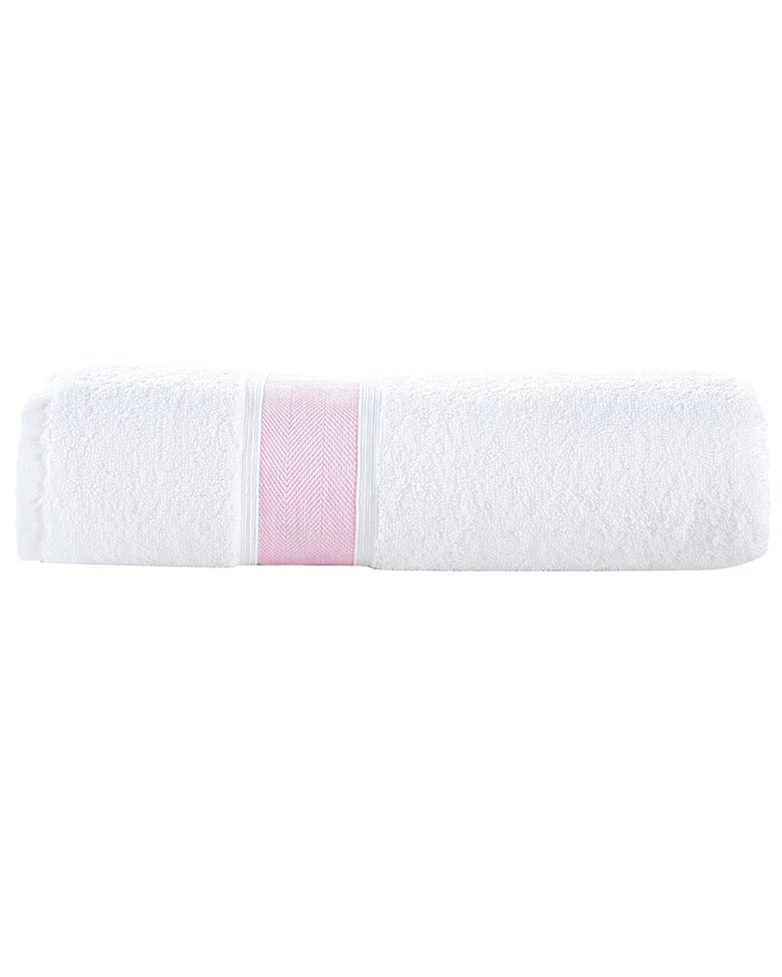 Brooks Brothers Ottoman Rolls Bath Towel In Pink