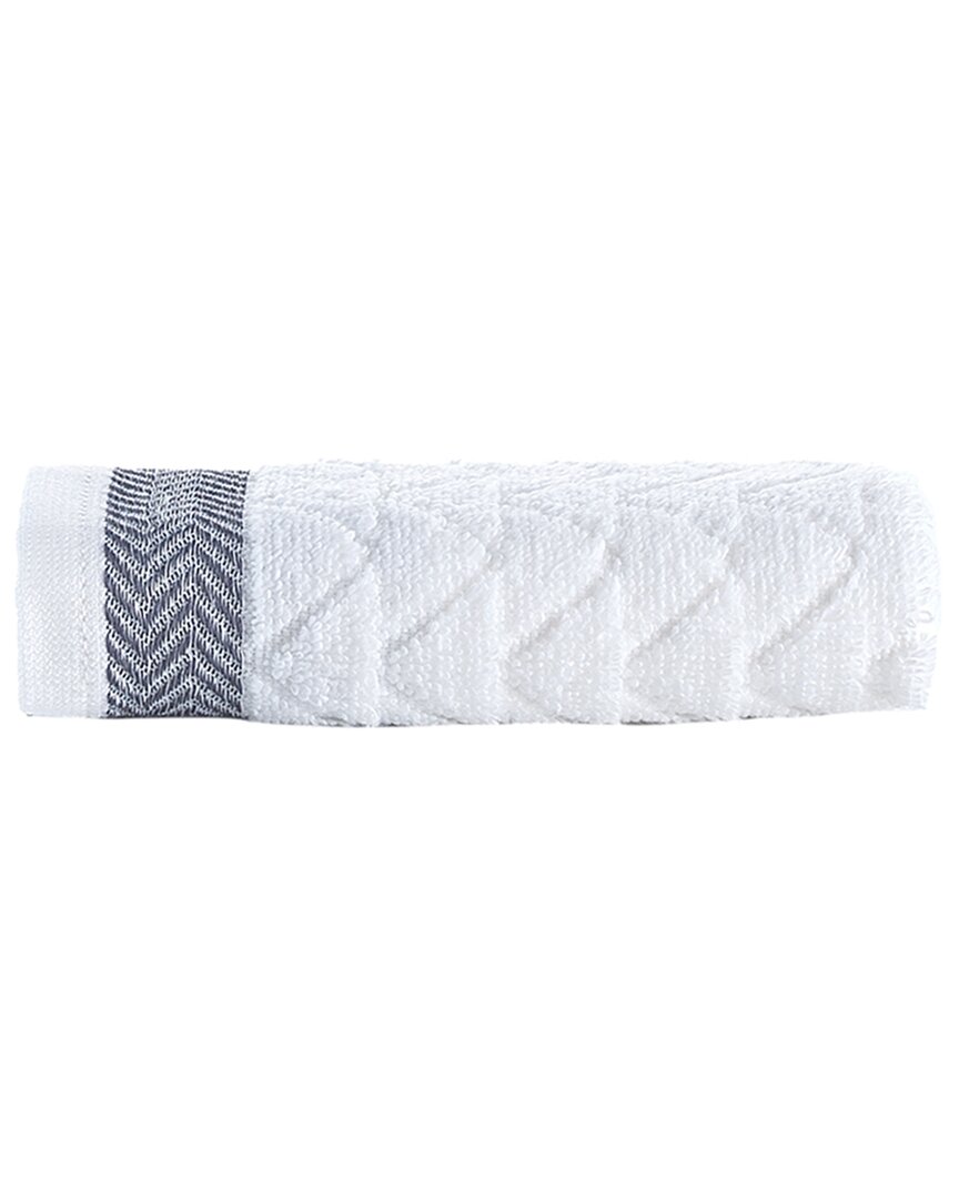 Brooks Brothers Herringbone Wash Towel In White