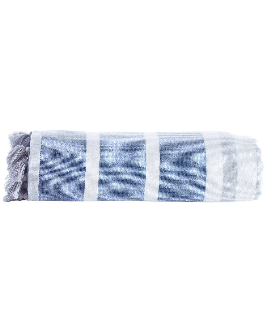 Brooks Brothers Turkish Pesthemal Bath Towel In Blue