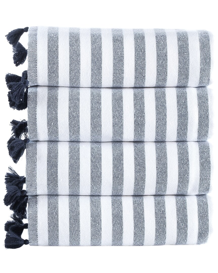 Brooks Brothers Pesthemal 4-pack Turkish Cotton Washcloths In Orange