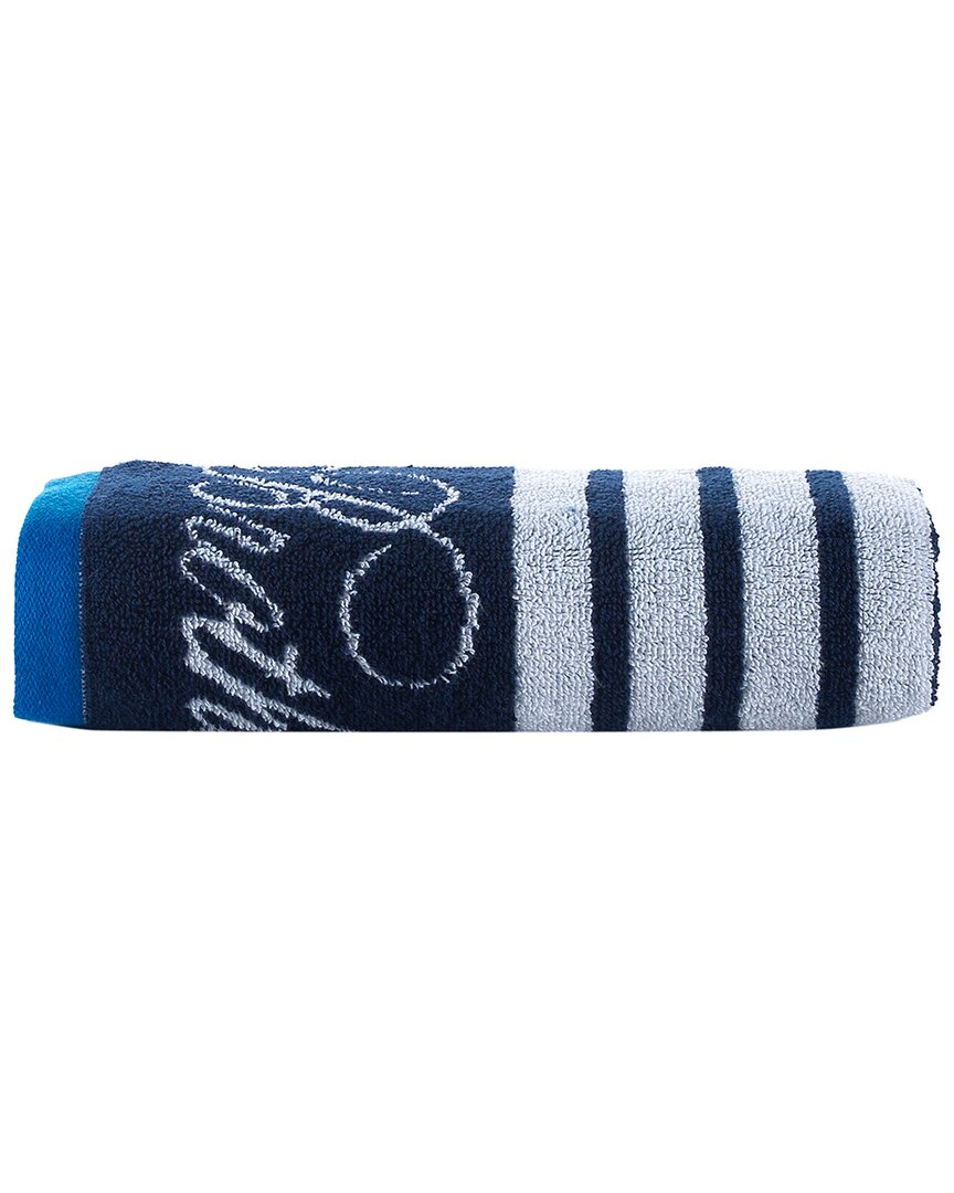 Brooks Brothers Nautical Blanket Stripe Hand Towel In Navy