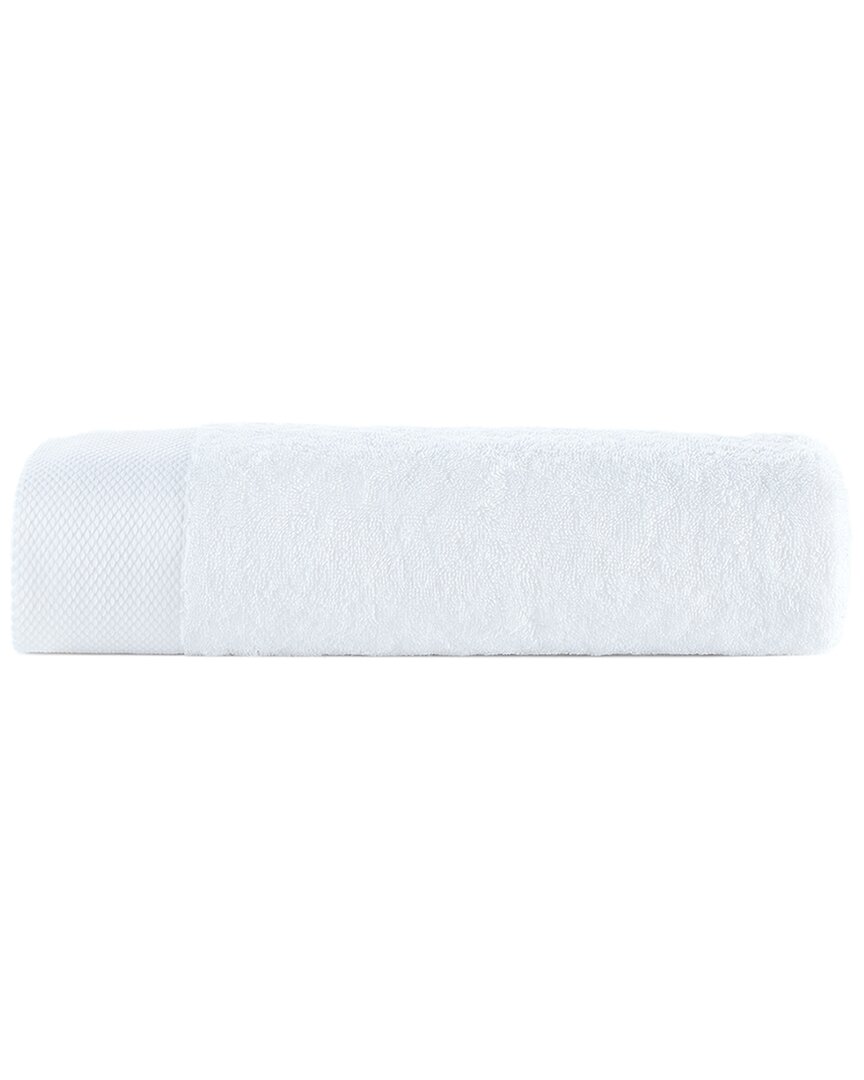 Brooks Brothers Solid Signature Bath Towel In White