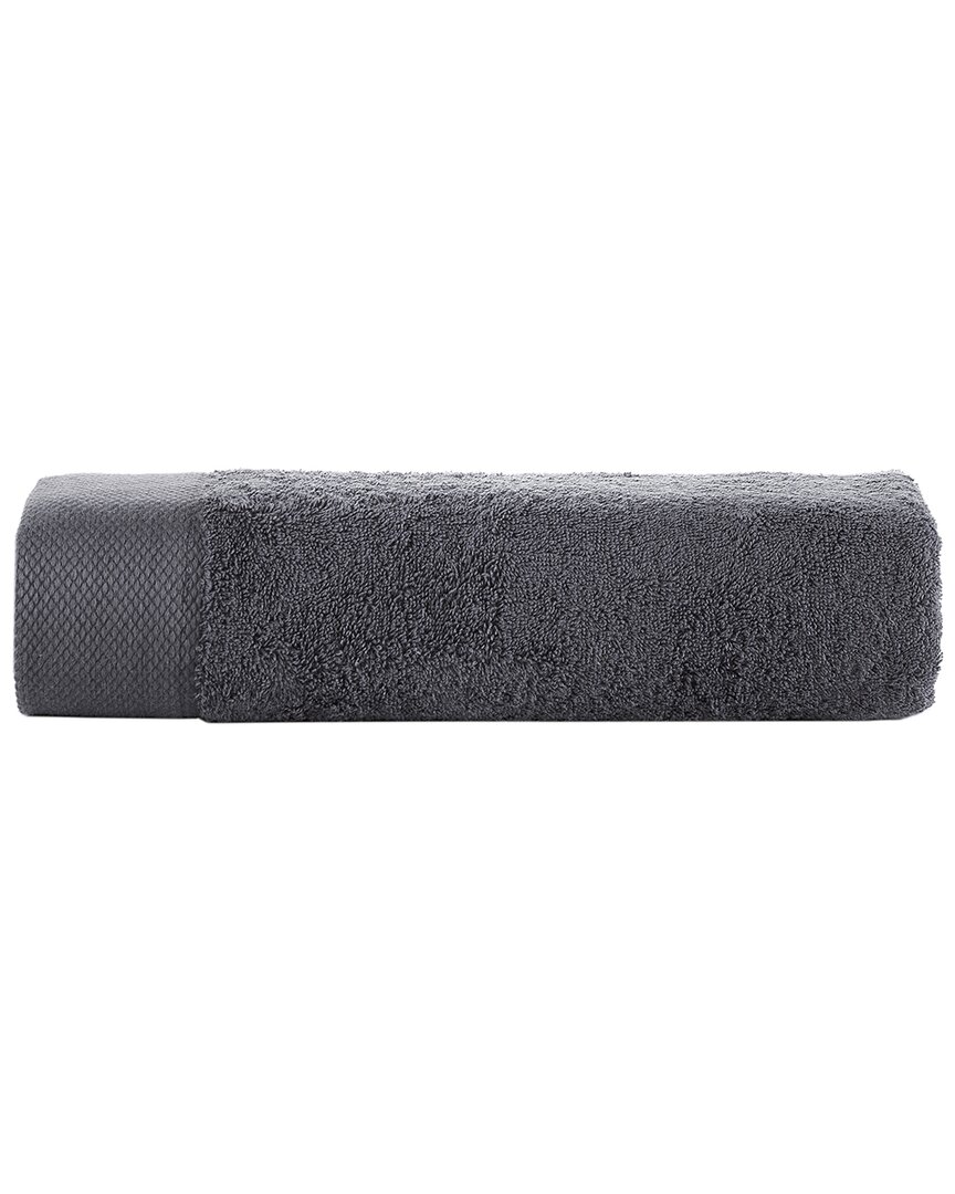 Brooks Brothers Solid Signature Bath Towel In Silver