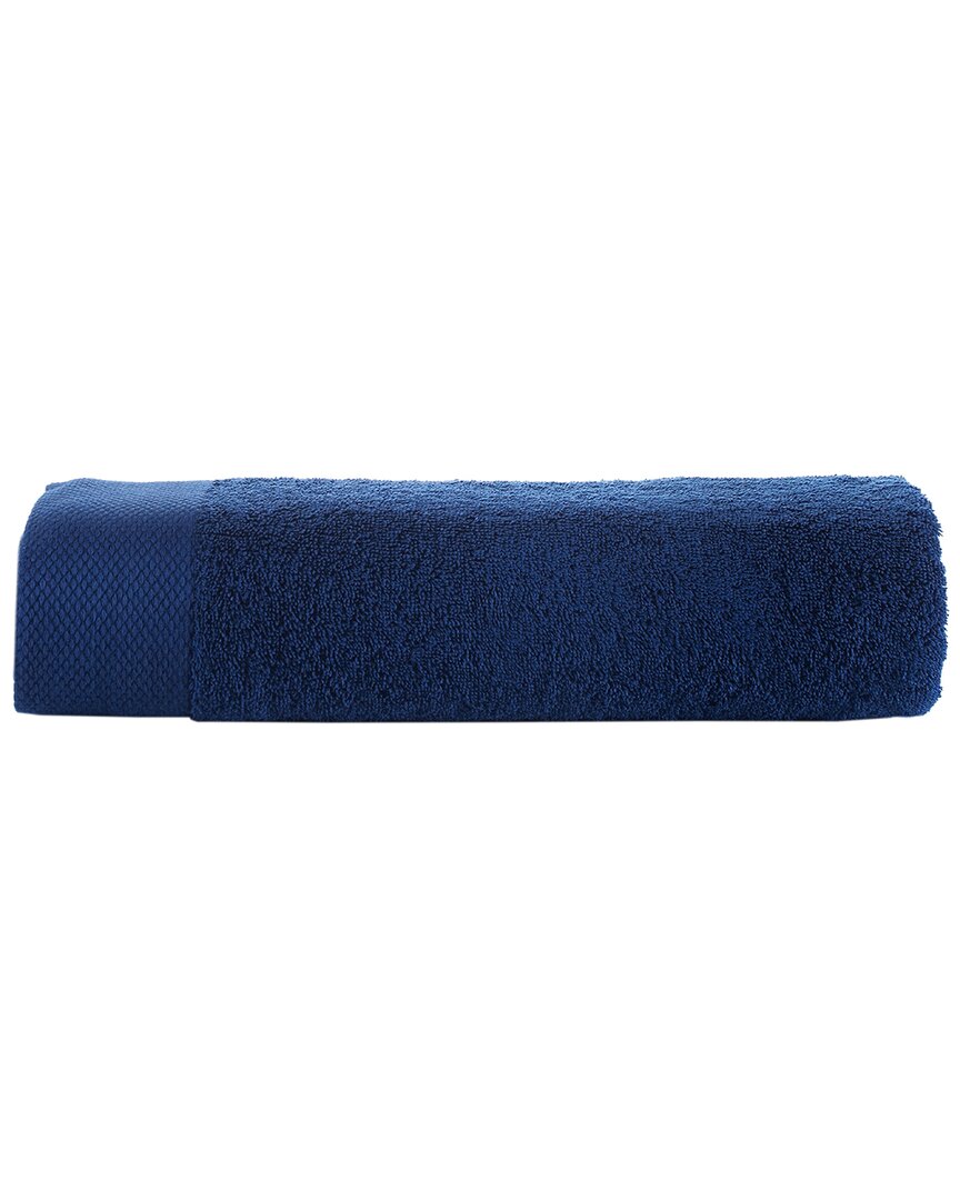 Brooks Brothers Solid Signature Bath Towel In Navy