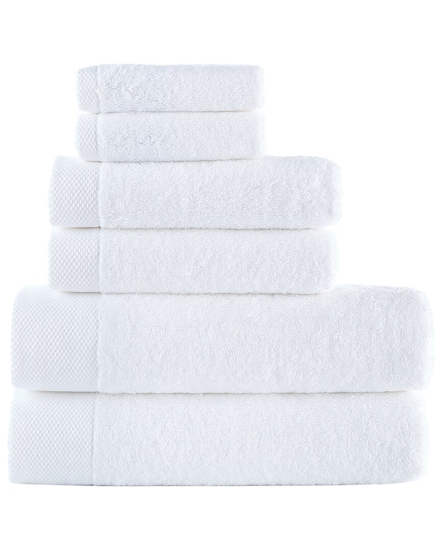 BROOKS BROTHERS BROOKS BROTHERS SOLID SIGNATURE 6PC TOWEL SET