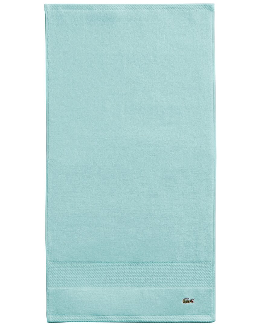 Lacoste Heritage Antimicrobial Bath Towel In Mint