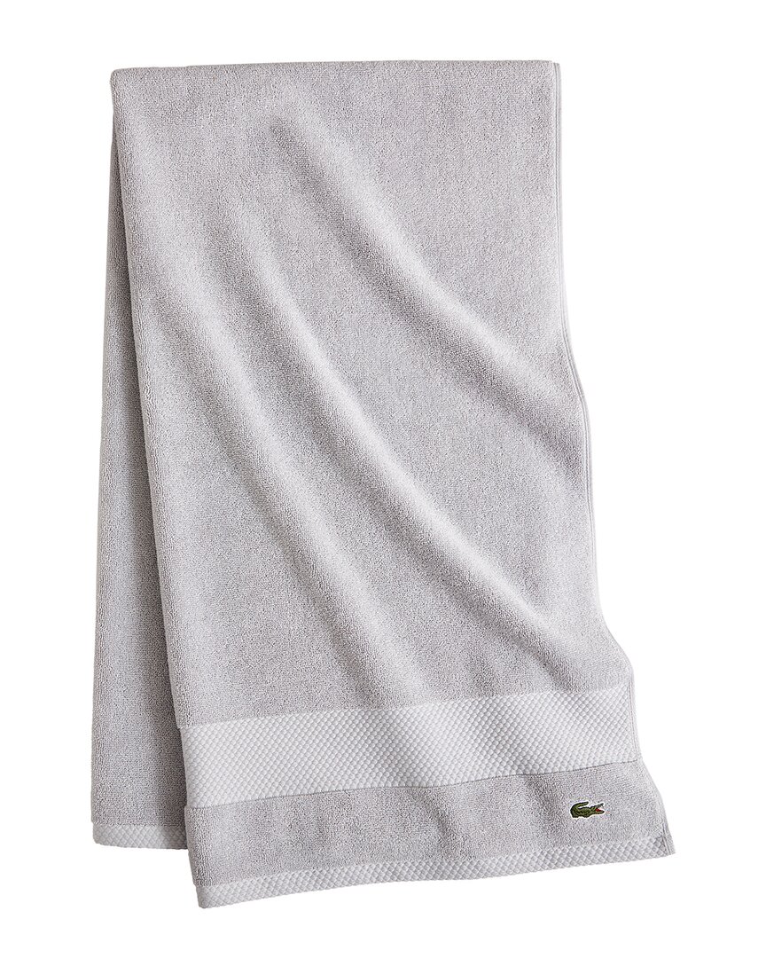 Lacoste Heritage Antimicrobial Bath Towel In Multi