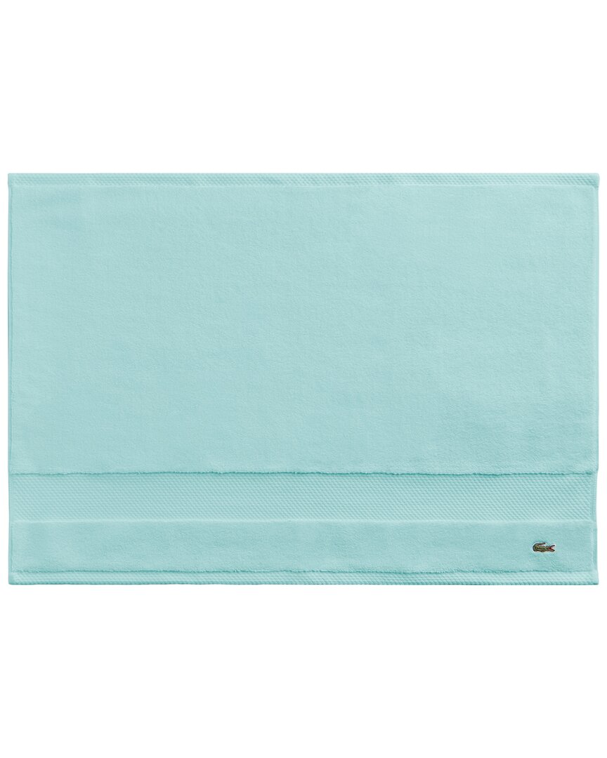 Lacoste Heritage Antimicrobial Bath Mat In Mint