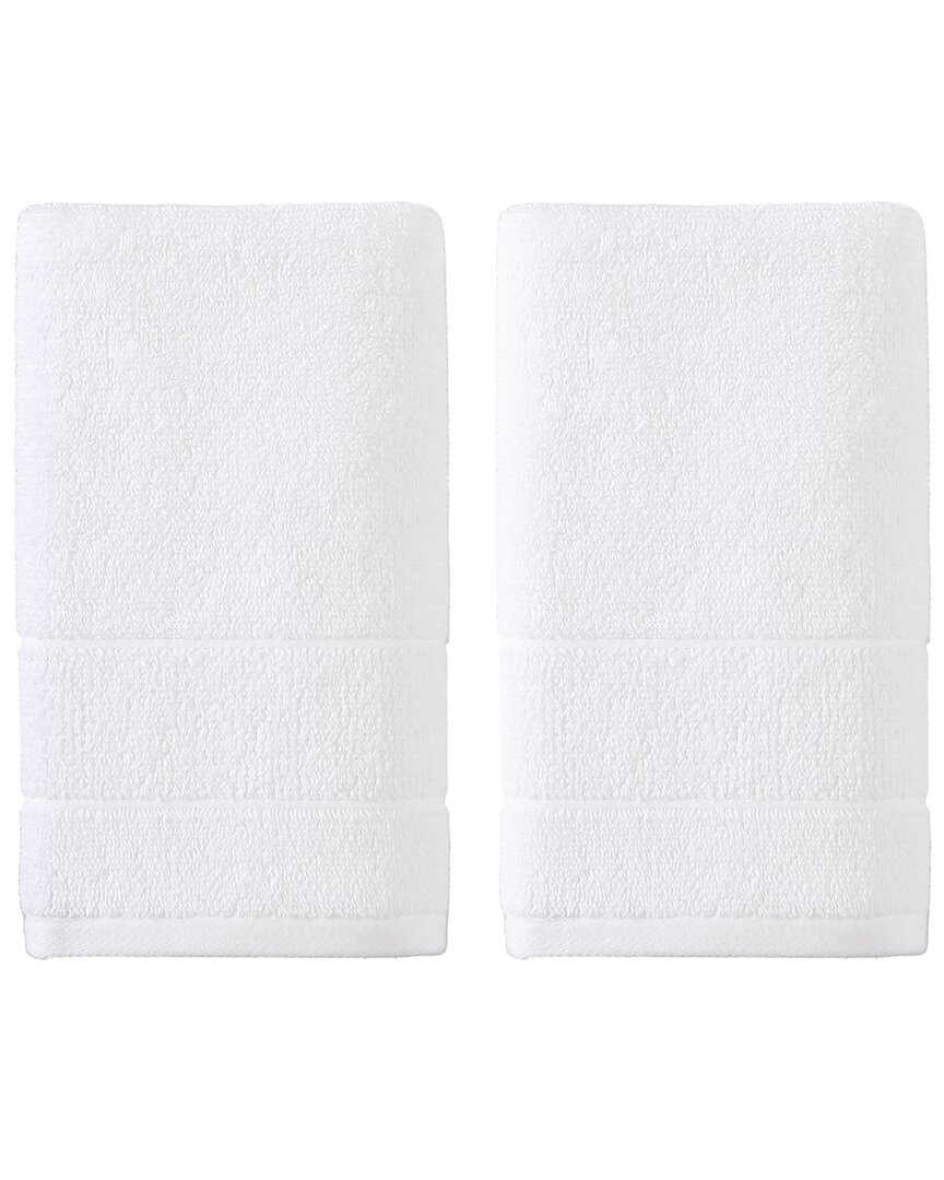 Tommy Bahama Island Retreat Cotton Terry 2pc Hand Towel Set In White