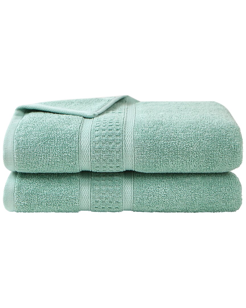 Nautica Oceane Cotton Terry 2pc Towel Set In Blue