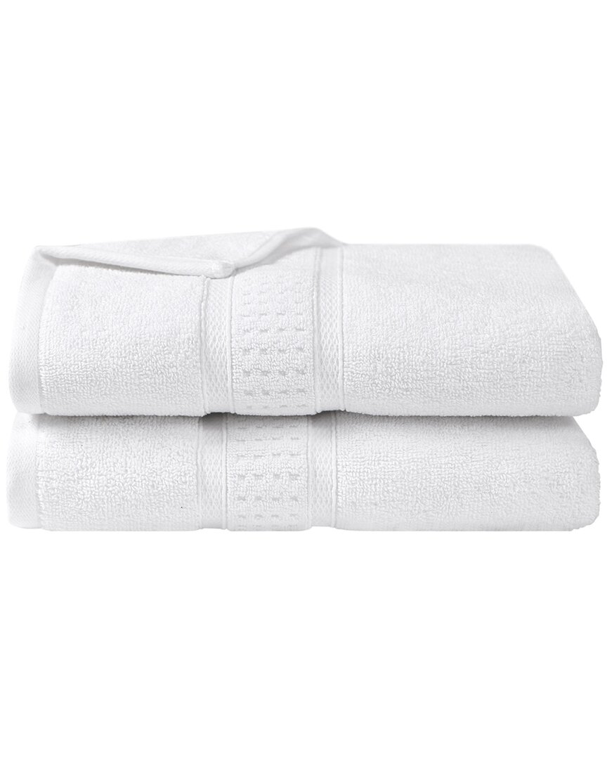 Nautica Oceane Cotton Terry 2pc Towel Set In White