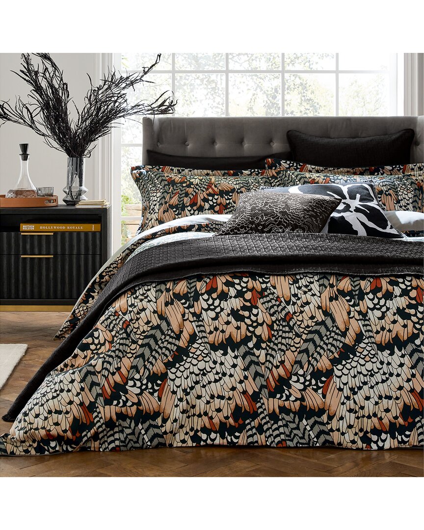 Ted Baker Feathers 3pc Comforter Set In Brown